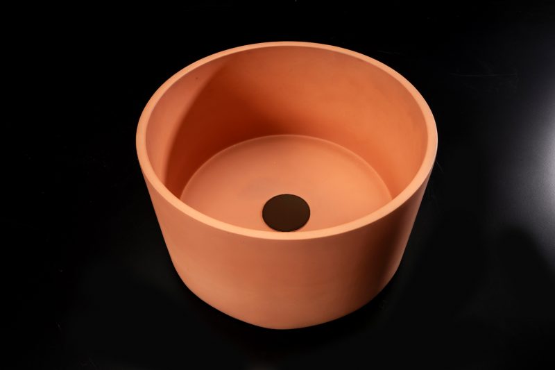 Mali Round Lavabo in cemento Ø 40