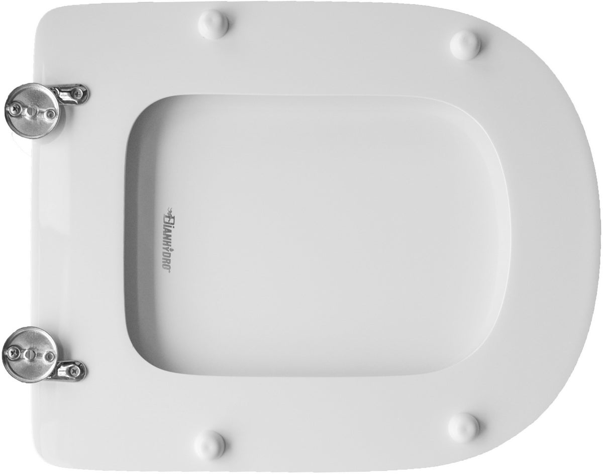 Tavoletta wc p/dolomite vaso cristallo bia