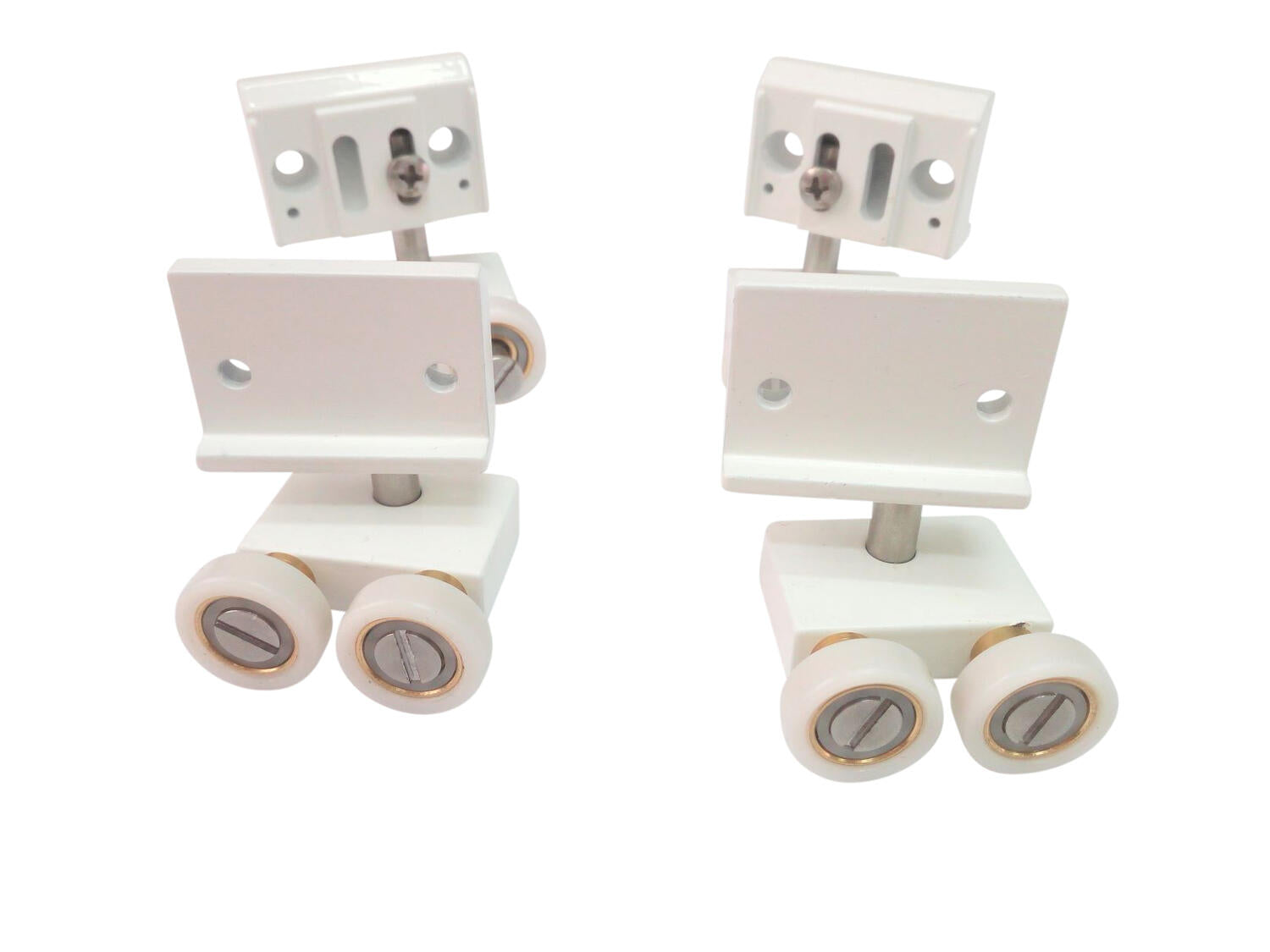 Rotelle per box doccia: R700/11 (216) Gruppo scorrimento tondo bianco - PZ 4