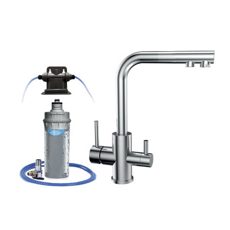 Depuratore acqua casalingo a 3 vie - RIVER ARGENTO