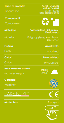 Sgabello da bagno rotondo regolabile nero