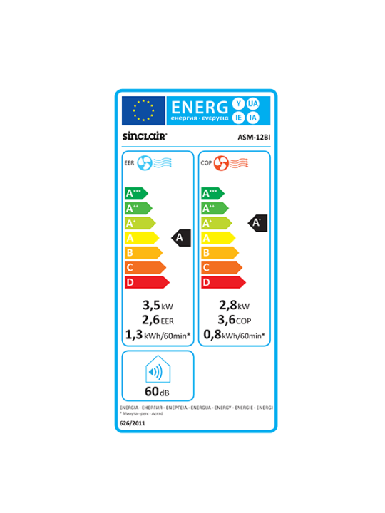 Condizionatore Sinclair monoblocco quasar 12000 btu