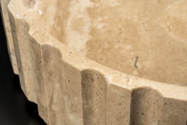 Travertino Lavabo in marmo ø 42