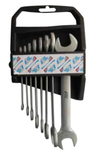 Chiavi fisse serie 8pz. DIN 3110 da 8 mm a 19 mm