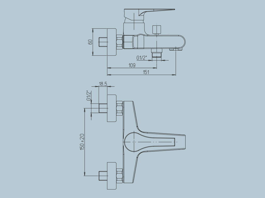 Miscelatore vasca con doccino JACUZZI . mod MOONLIGHT