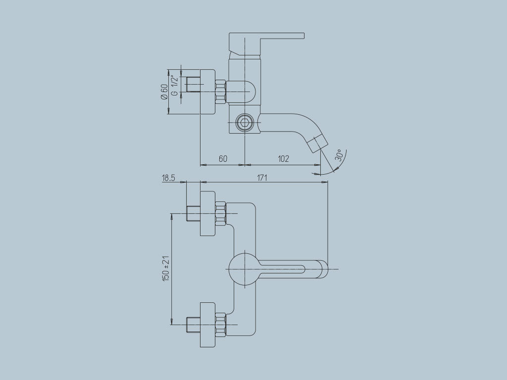 Miscelatore vasca con duplex JACUZZI . mod SUNSET