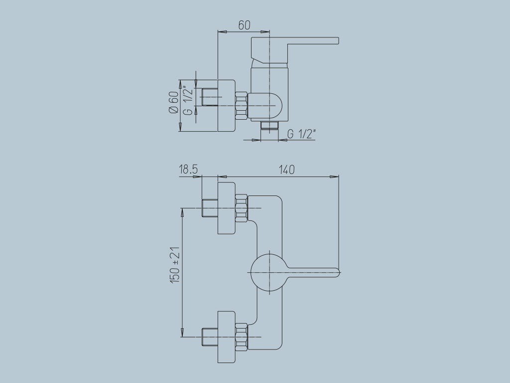 Miscelatore doccia esterno JACUZZI . mod SUNSET