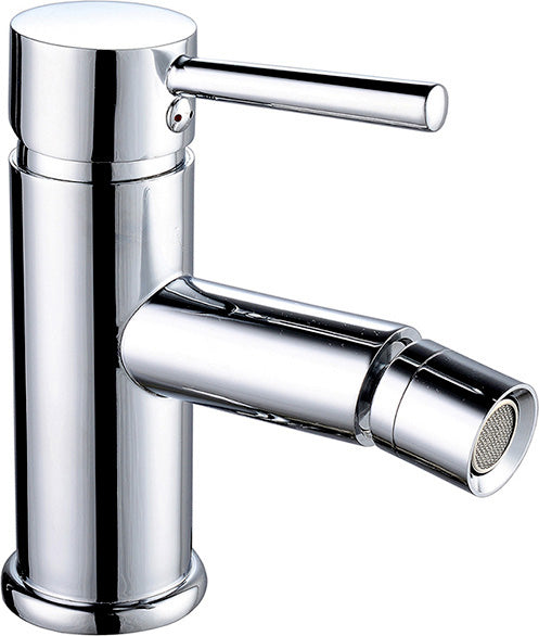 Rubinetto per bidet tonda con scarico automatico 1.1/4