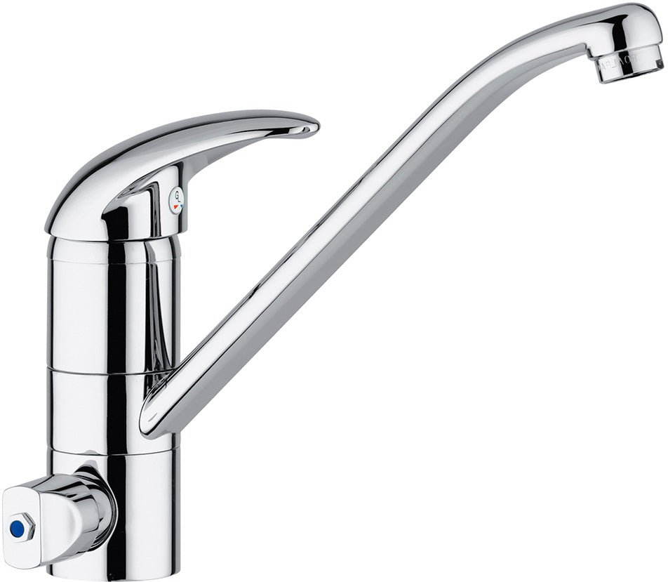 Rubinetto da cucina terza acqua lavello con vitone ceramico GABOLI LUIGI - MOD.