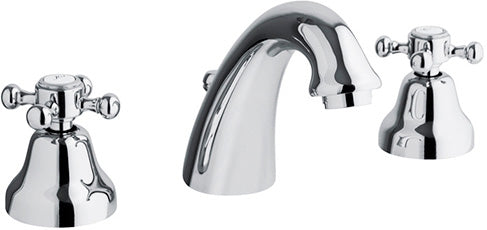 Rubinetto per lavabo bocca fusa con scarico automatico 1.1/4 GABOLI LUIGI.mod DUETTO