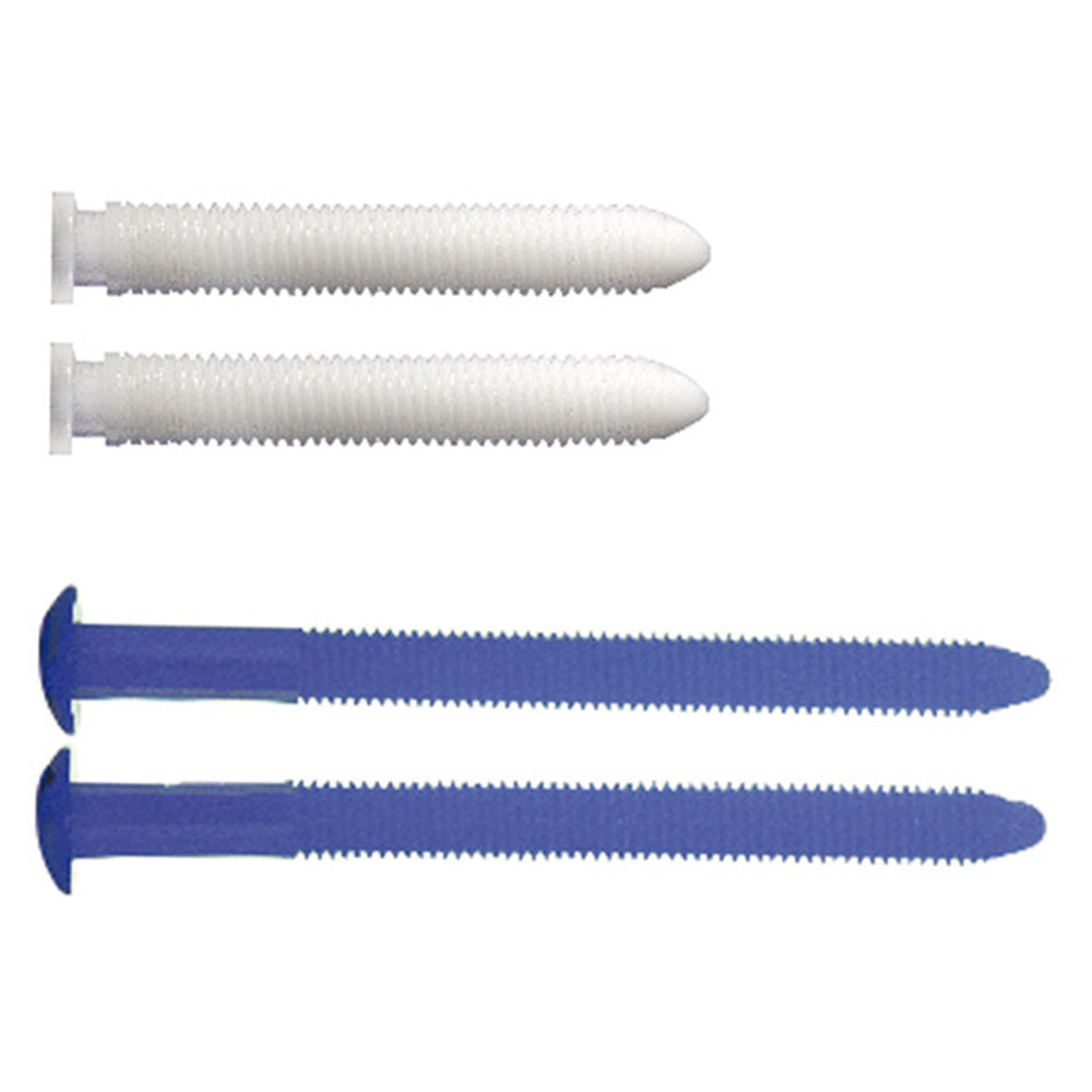 Vite registro e vite fissaggio placca prolungate per Cassetta a incasso Eco Pucci 80130930 (PZ. 2+2)