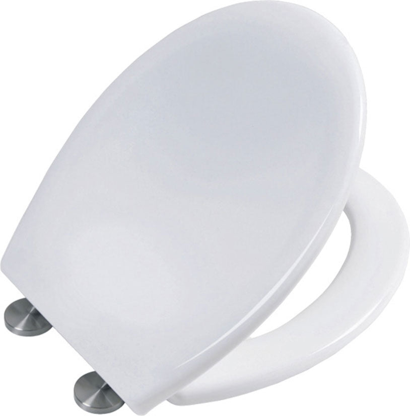 Tavoletta WC universale in resina con chiusura rallentata - X:369mm - Y:446-476mm - Z:140-160mm