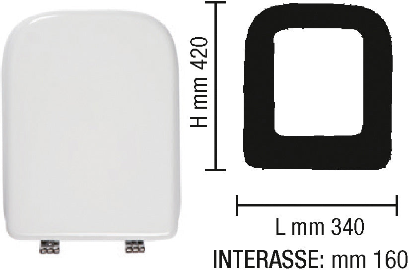 COPRIVASO ADATTABILE X MM 340 - Y MM 420 - Z MM 160