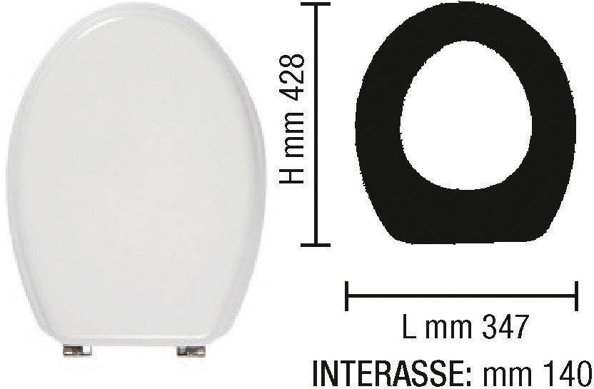 COPRIVASO ADATTABILE X MM 347 - Y MM 428 - Z MM 140