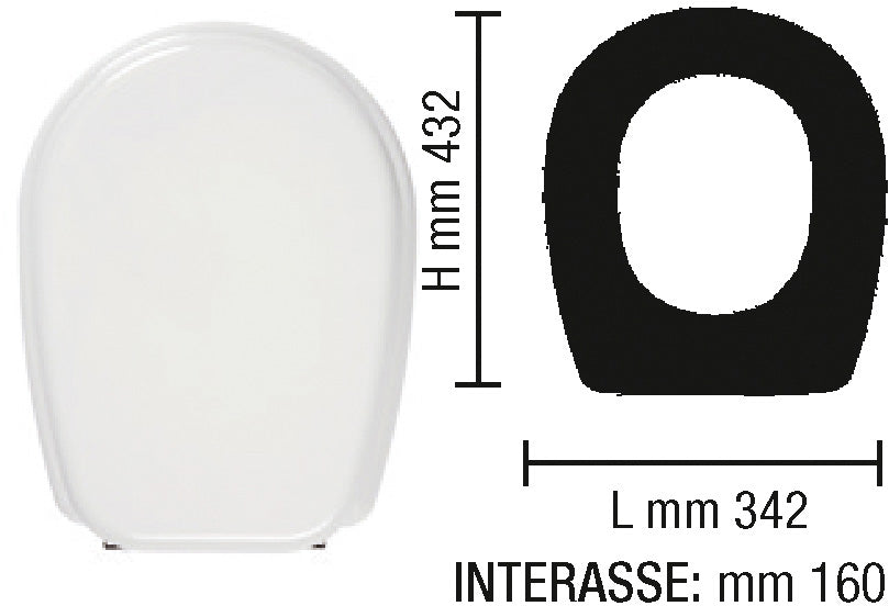 COPRIVASO ADATTABILE X MM 342 - Y MM 432 - Z MM 160