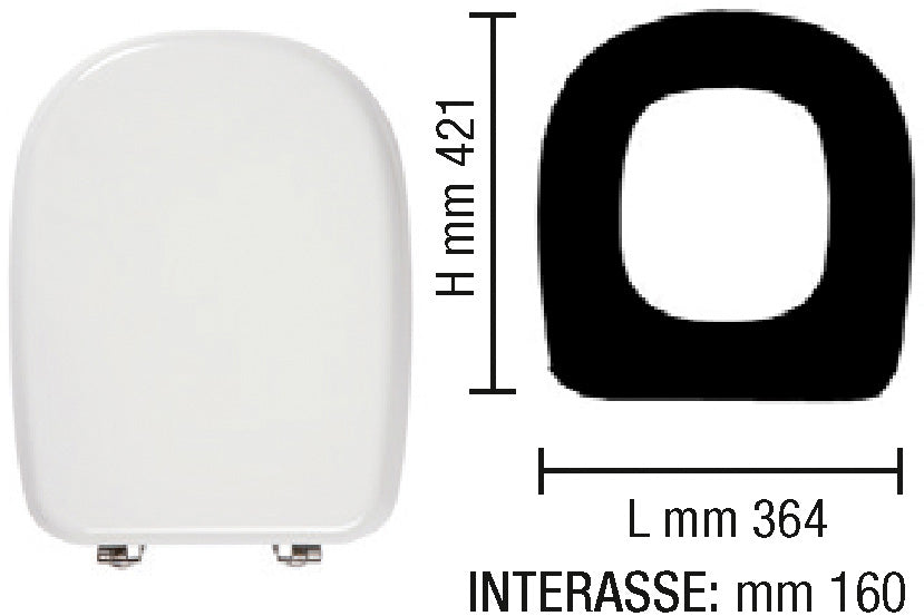 COPRIVASO ADATTABILE X MM 364 - Y MM 421 - Z MM 160