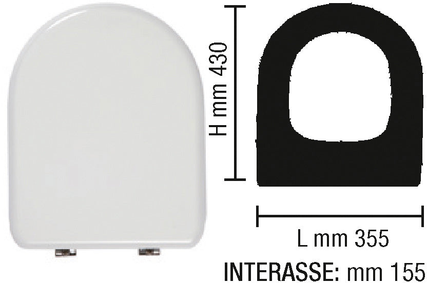 COPRIVASO ADATTABILE X MM 355 - Y MM 430 - Z MM 155