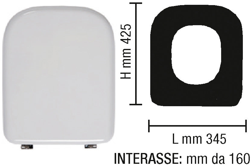COPRIVASO ADATTABILE X MM 345 - Y MM 425 - Z MM 160