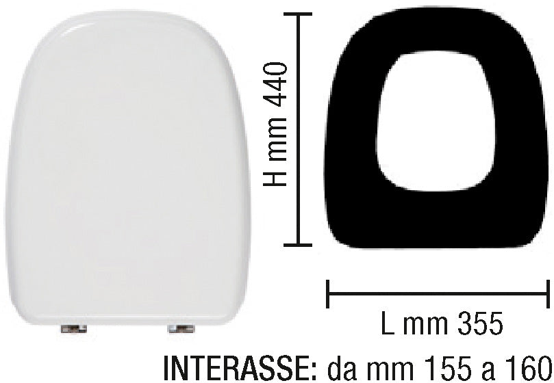 COPRIVASO ADATTABILE X MM 355 - Y MM 440 - Z MM 155-160