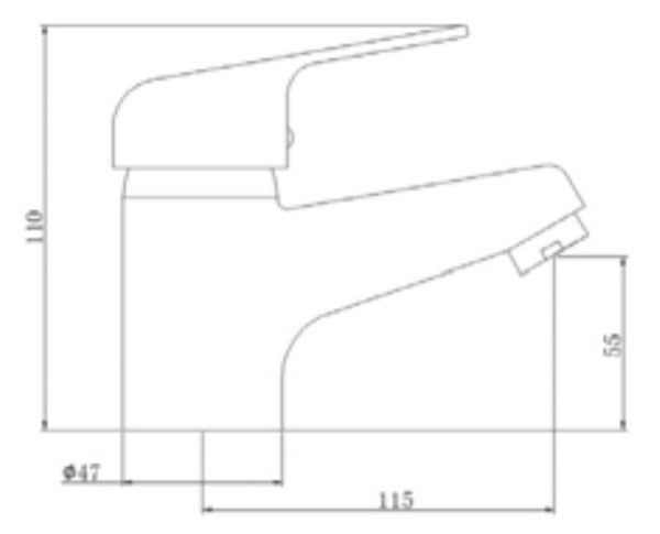 Rubinetto Lavabo con scarico automatico 1.1/4 MIXTECH.mod VENUS -