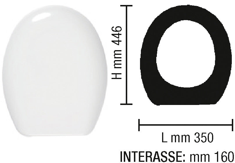 COPRIVASO ADATTABILE X MM 350 - Y MM 446 - Z MM 160