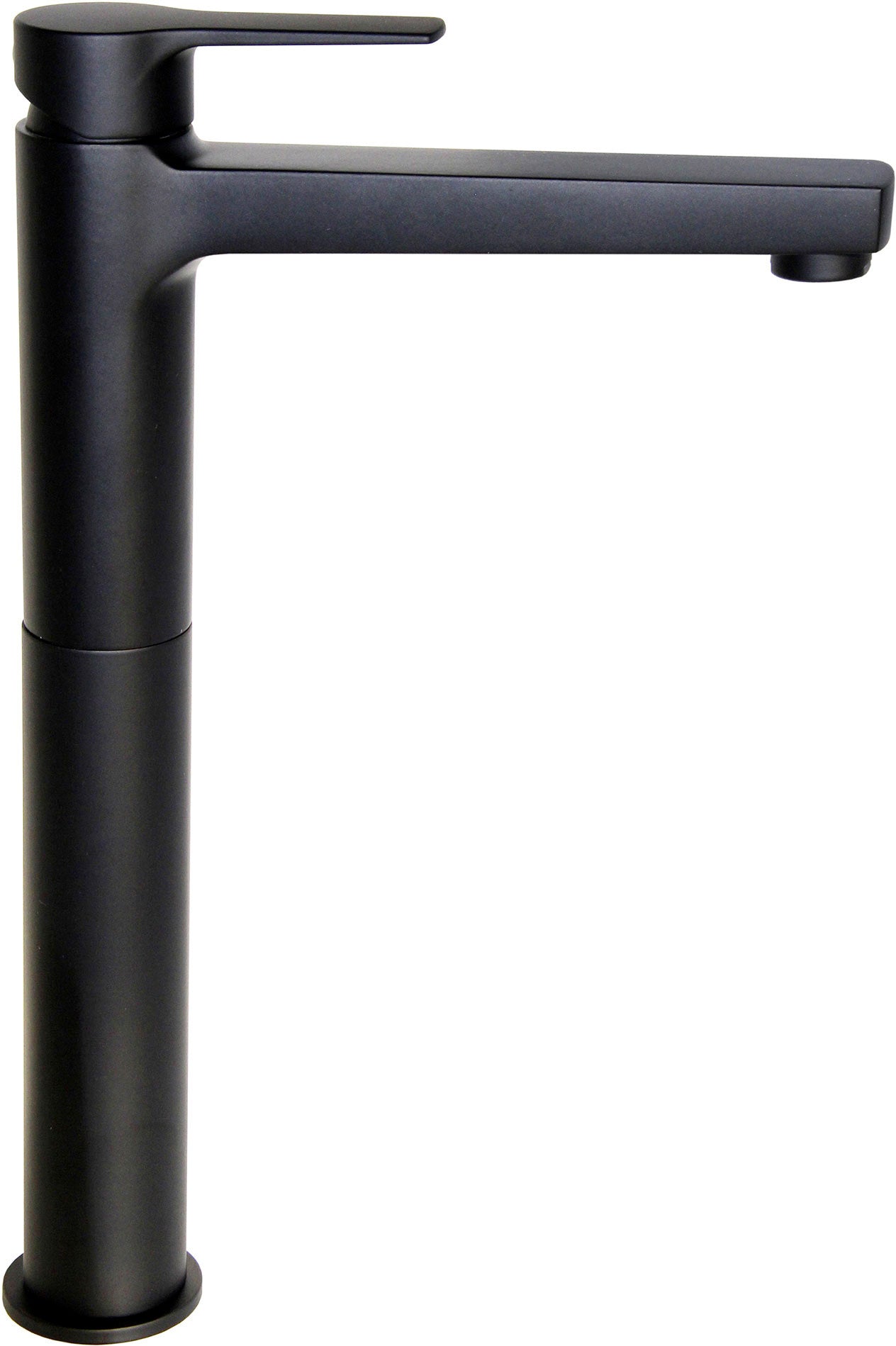 Rubinetto Lavabo alto senza scarico GABOLI LUIGI.mod KHUGA NERO OPACO