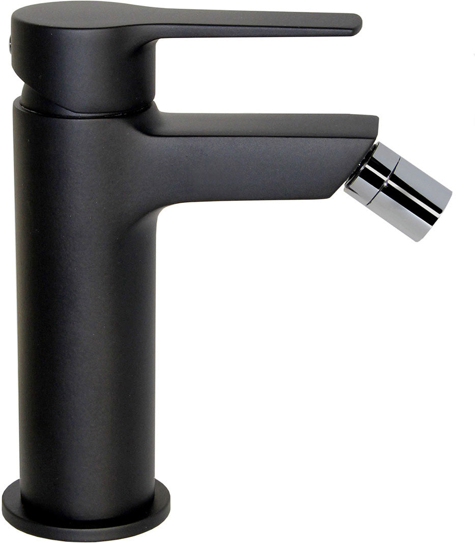 Rubinetto Bidet con scarico automatico 1.1/4 GABOLI LUIGI.mod KHUGA NERO OPACO