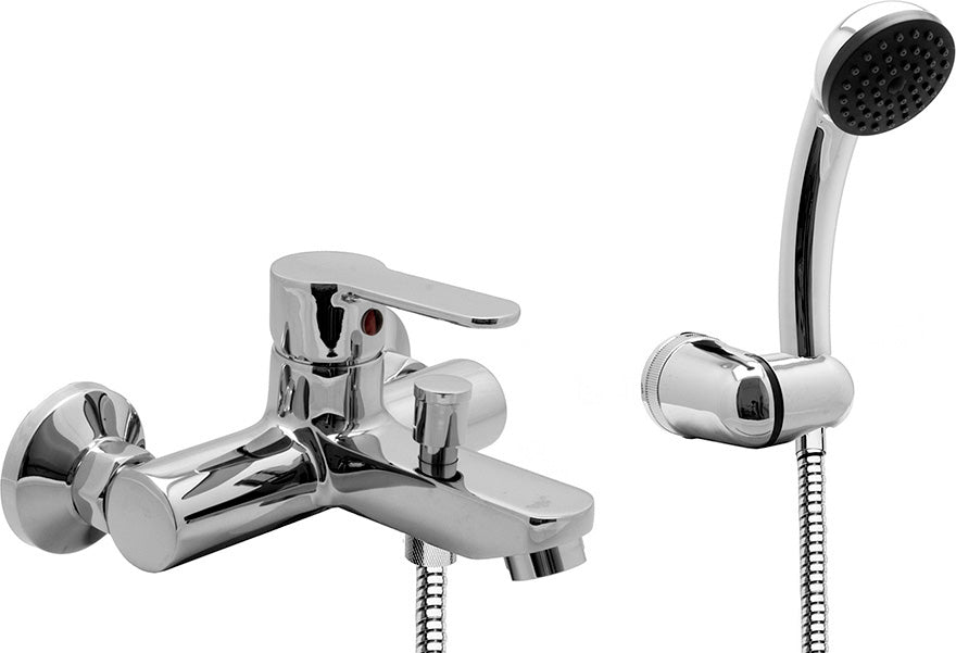 Rubinetto per vasca con doccino MIXTECH. mod VIRTUS