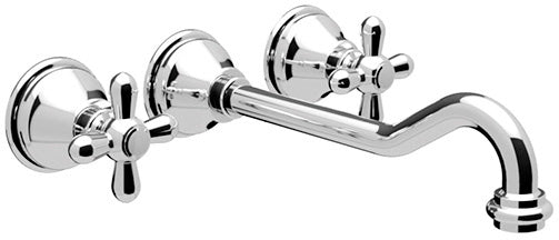 Rubinetto Lavabo incasso 3 fori con piletta click-clack MIXTECH.mod SCIROCCO