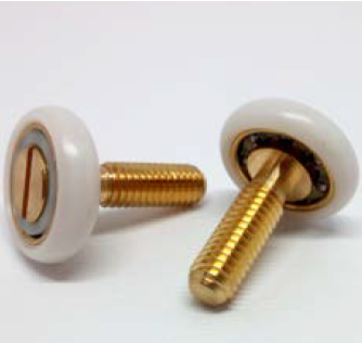 Rotelle per box doccia : R400/57 19 AM M6 filetto -PZ 1