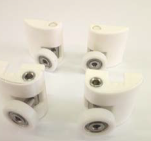 Rotelle per box doccia : R700/01 Gruppo scorrimento snodato - PZ 4