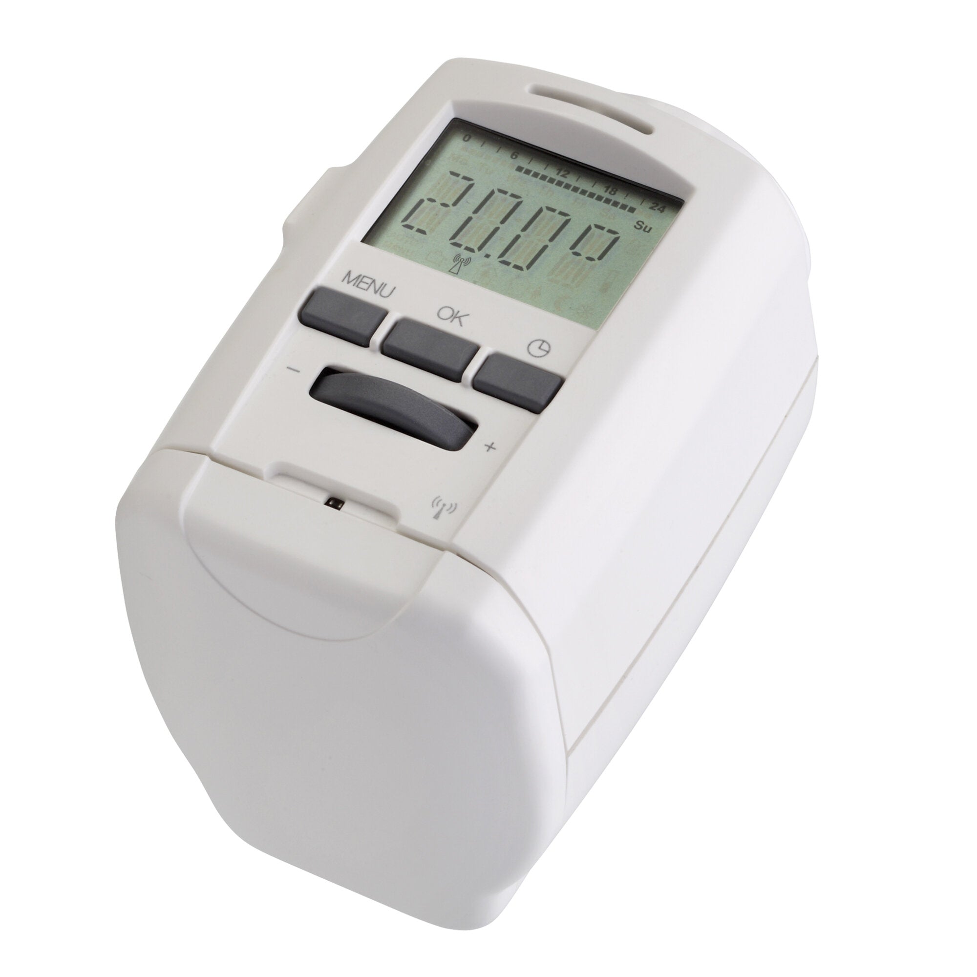 CE logo Attuatore cronotermostatico radiofrequenza