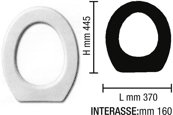 COPRIVASO ADATTABILE X MM 370 - Y MM 445 - Z MM 160