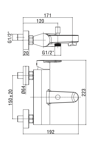 Miscelatore Vasca con microfono doccia PAFFONI.mod CANDY