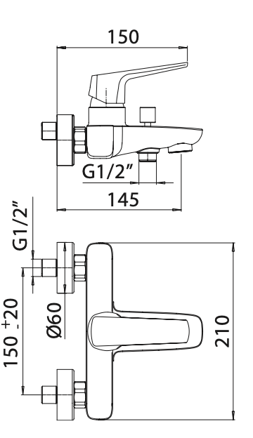 Rubinetto per Vasca con doccino MAMOLI.mod SPARTACO