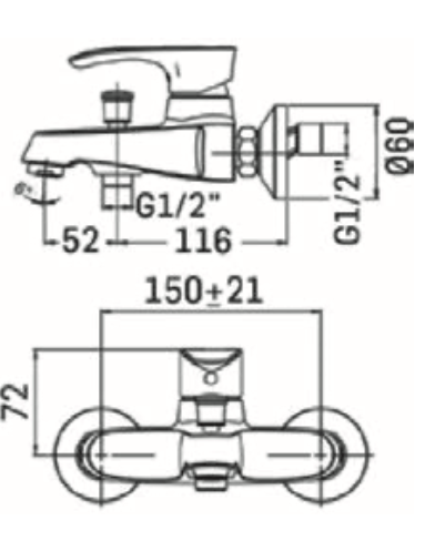 Miscelatore Vasca con microfono doccia MAMOLI.mod SMILE