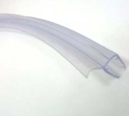 Guarnizione per porte doccia - PG401/14C - Profilo G3 curvo Vetro 6/8 Baffo 14