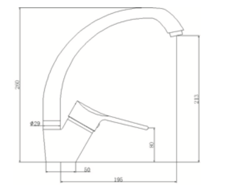 Rubinetto da cucina MIXTECH - MOD. midi