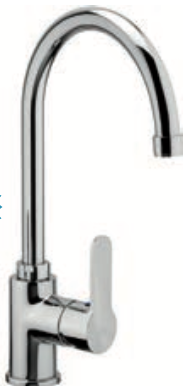 Rubinetto per cucina bocca alta PAFFONI - MOD. blu