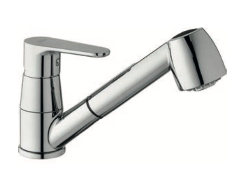 Rubinetto cucina con doccetta estraibile PAFFONI - MOD. green