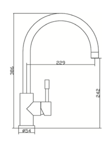 Rubinetto per cucina MIXTECH - MOD. inox
