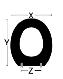 COPRIVASO ADATTABILE X MM 365 - Y MM 432-482 - Z MM 120-210