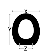 COPRIVASO ADATTABILE X MM 365 - Y MM 435 - Z MM 120-180