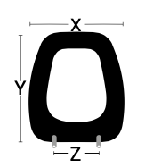 COPRIVASO ADATTABILE X MM 355 - Y MM 440 - Z MM 155-160
