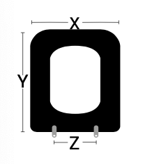 COPRIVASO ADATTABILE X MM 340 - Y MM 420 - Z MM 160