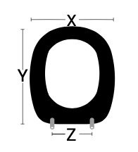 COPRIVASO ADATTABILE X MM 340 - Y MM 432 - Z MM 105-165