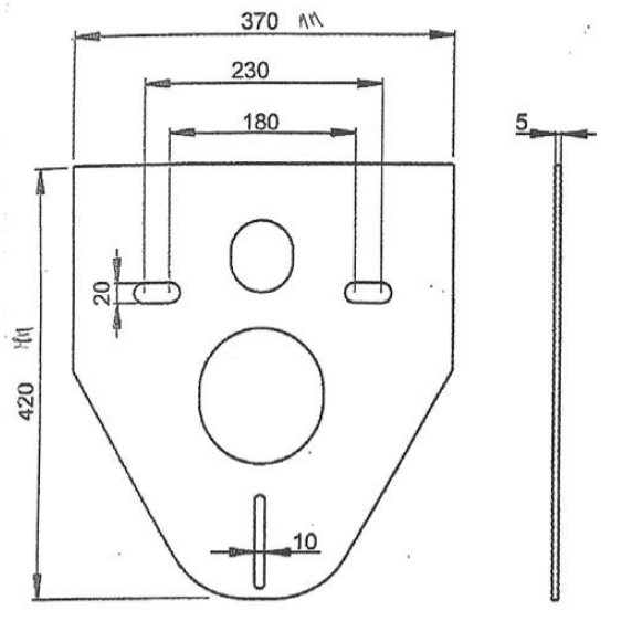Spugna isolamento acustico wc/bidet sospesi