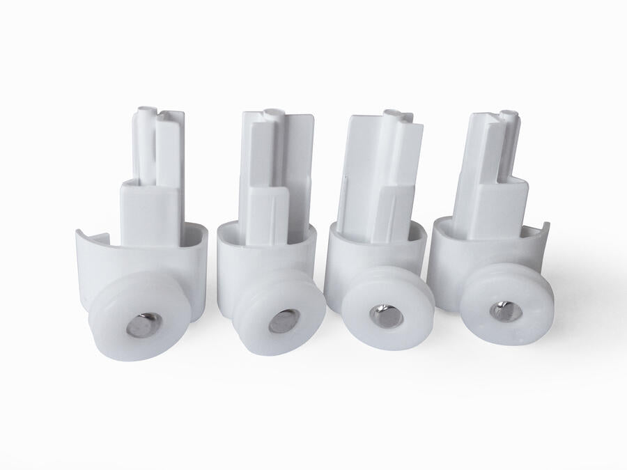 Rotelle Box Doccia:800/10 carrelli doccia serie lunes (4pezzi)