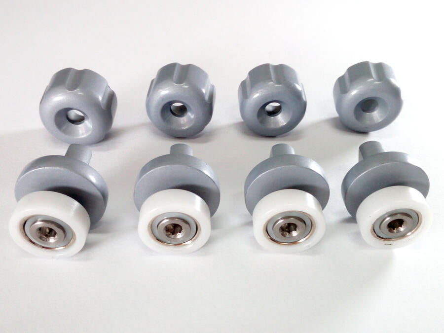 ROTELLE PER BOX DOCCIA:R700/07 KIT 4 SUPPORTI DOCCIA COMPLETI