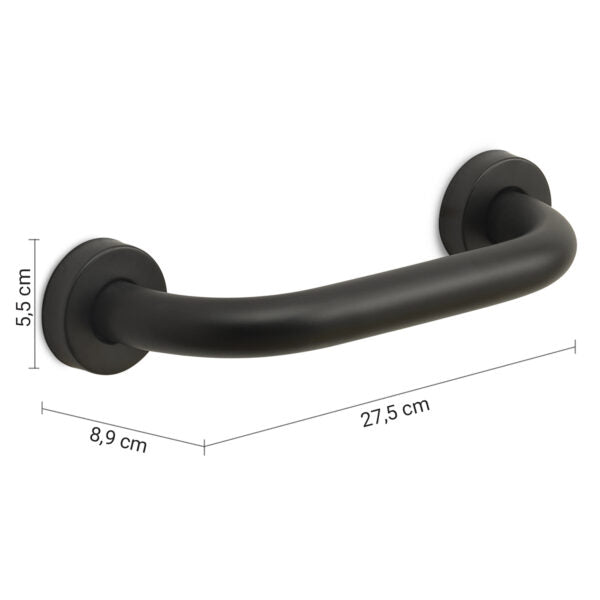 Maniglione 20 cm nero matt "Up"